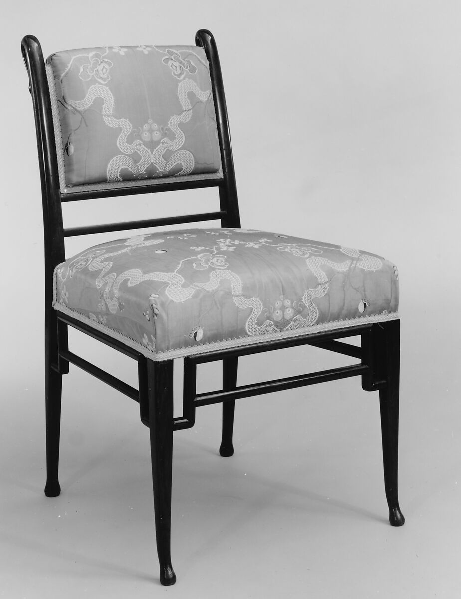 Chair, Attributed to Herter Brothers (German, active New York, 1864–1906), Rosewood, American