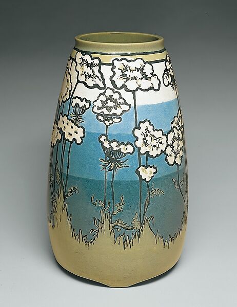 Vase, Paul Revere Pottery (1908–1942), Earthenware, American