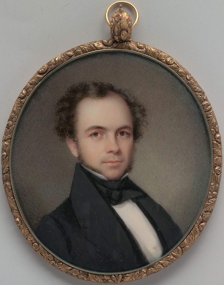 Mr. Boardman, Margaret Bogardus (1804–1878), Watercolor on ivory, American 