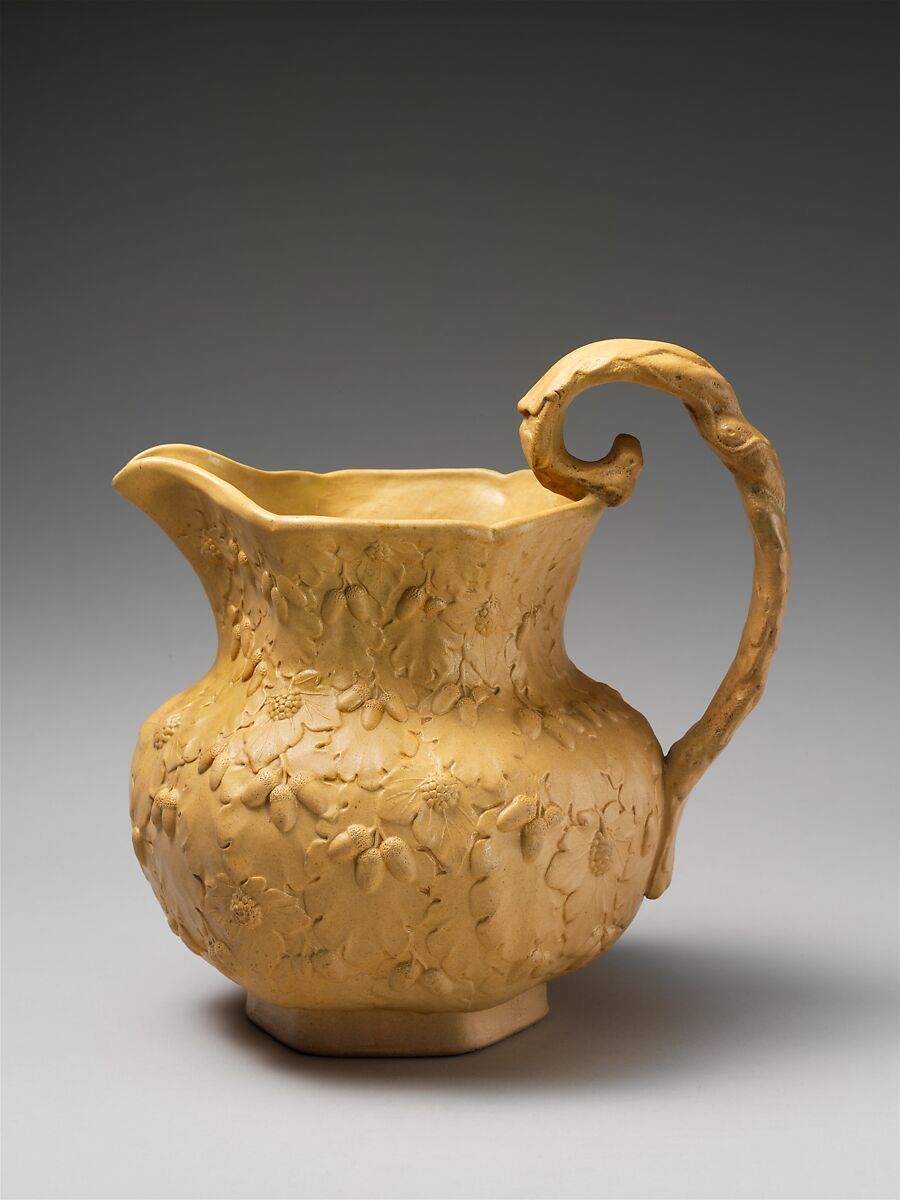 Pitcher, D. &amp;  J. Henderson Flint Stoneware Manufactory (active 1829–33), Earthenware, American 