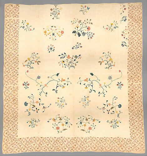 Embroidered quilt