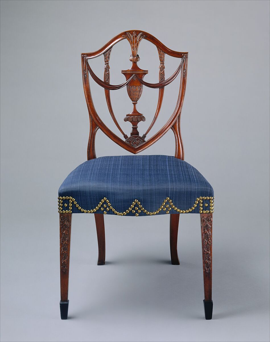 Side Chair, Attributed to Samuel McIntire (1757–1811), Mahogany, ebony, ash, birch, white pine, American 