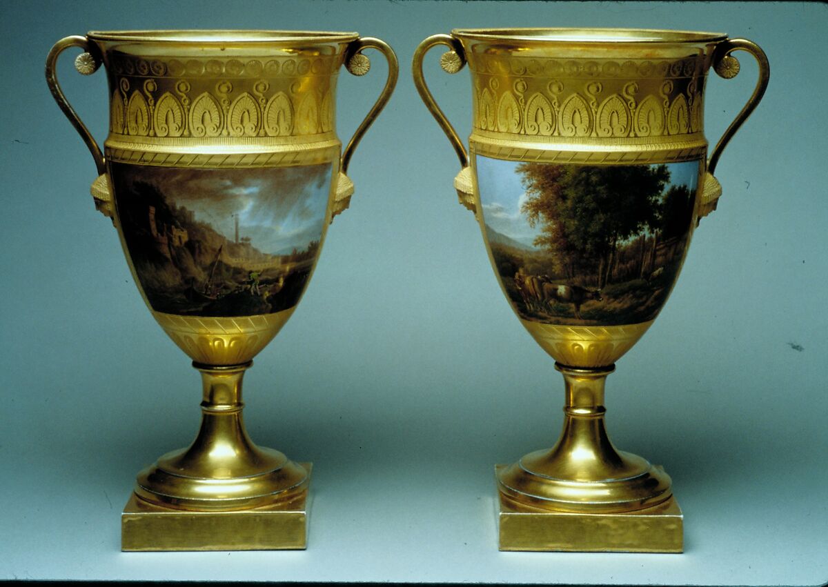 Vase, Manufactured by Marc Schoelcher (established 1798–1834), Porcelain, French 