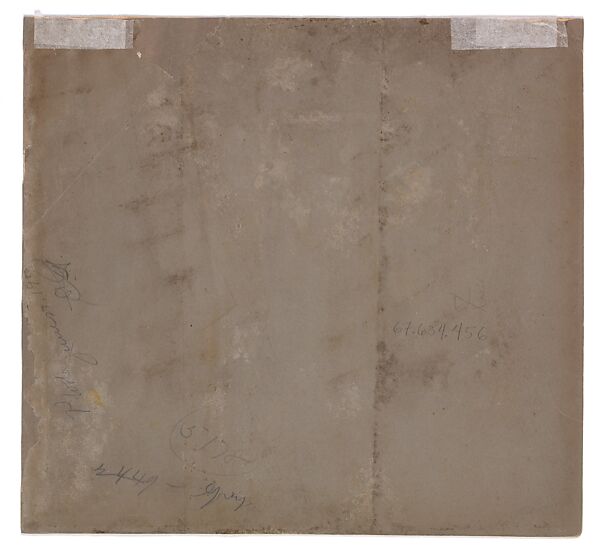 Design for two-light window, "Te Deum Laudamus", Louis C. Tiffany (American, New York 1848–1933 New York), Transparent and opaque watercolor, and graphite on paper mounted on paper board with white pastel on mat, American