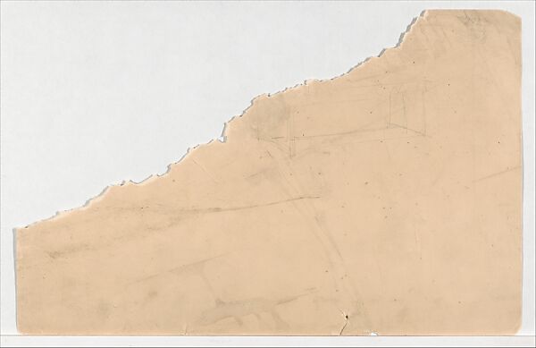 Design for a chancel rail, Louis C. Tiffany (American, New York 1848–1933 New York), Watercolor, metallic ink, and graphite on tracing paper on buff paper board, American
