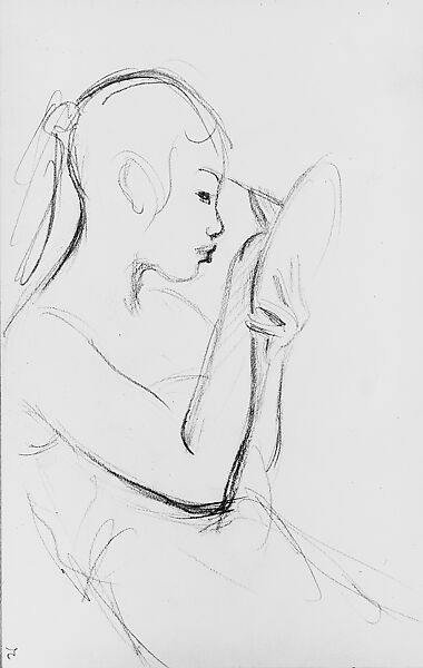 Javanese Dancers Sketchbook, John Singer Sargent (American, Florence 1856–1925 London), Cardboard covered with beige canvas (cover); Graphite on off-white wove paper, American