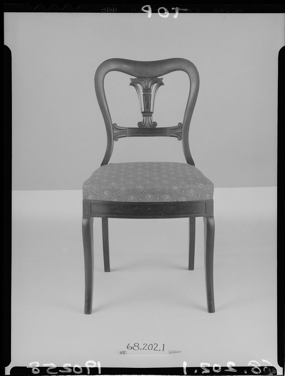 Side Chair, Possibly from the Workshop of Duncan Phyfe (American (born Scotland), near Lock Fannich, Ross-Shire, Scotland 1768/1770–1854 New York), Rosewood, ash, and tulip poplar, American