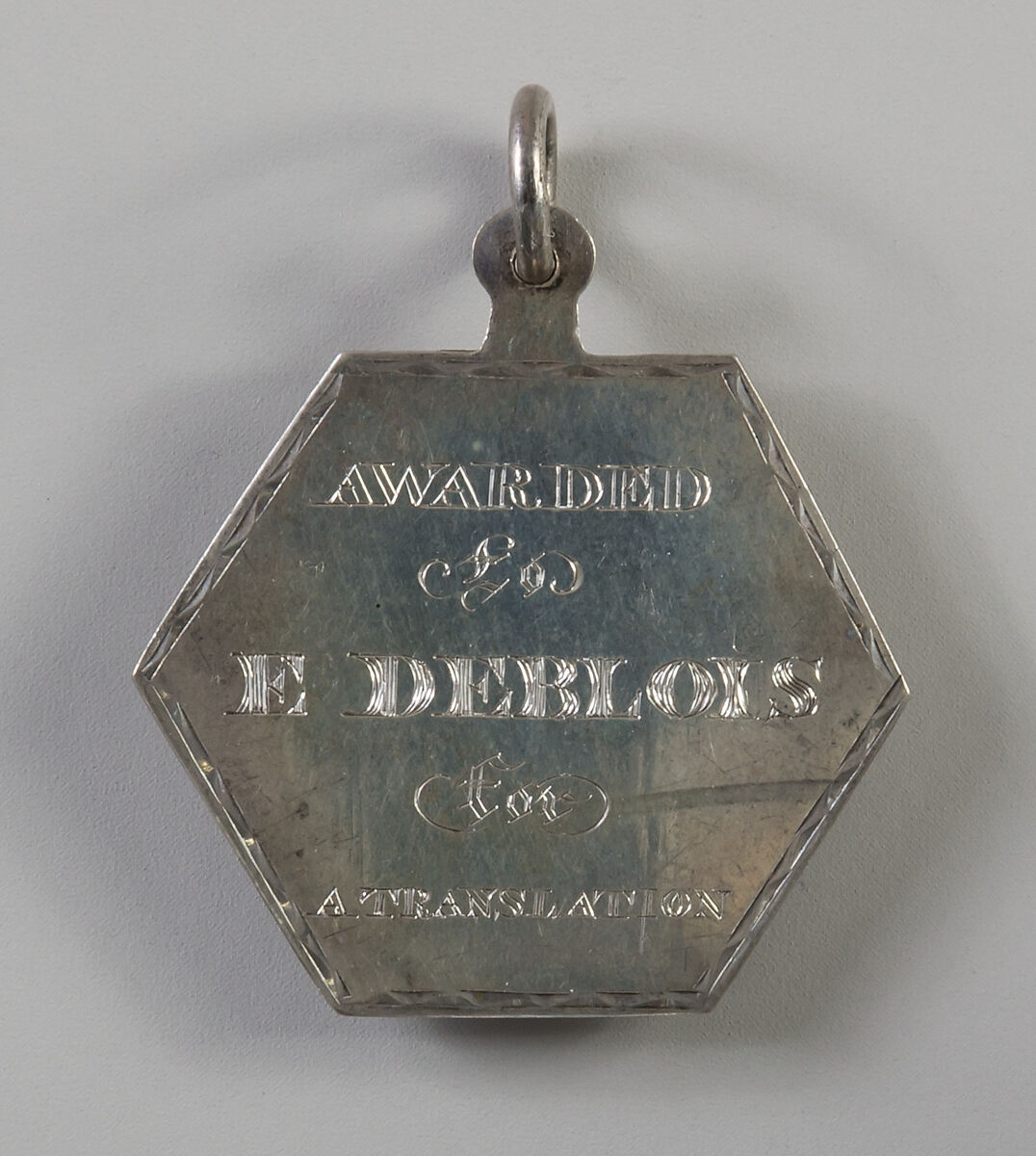 Medal, Silver, American 