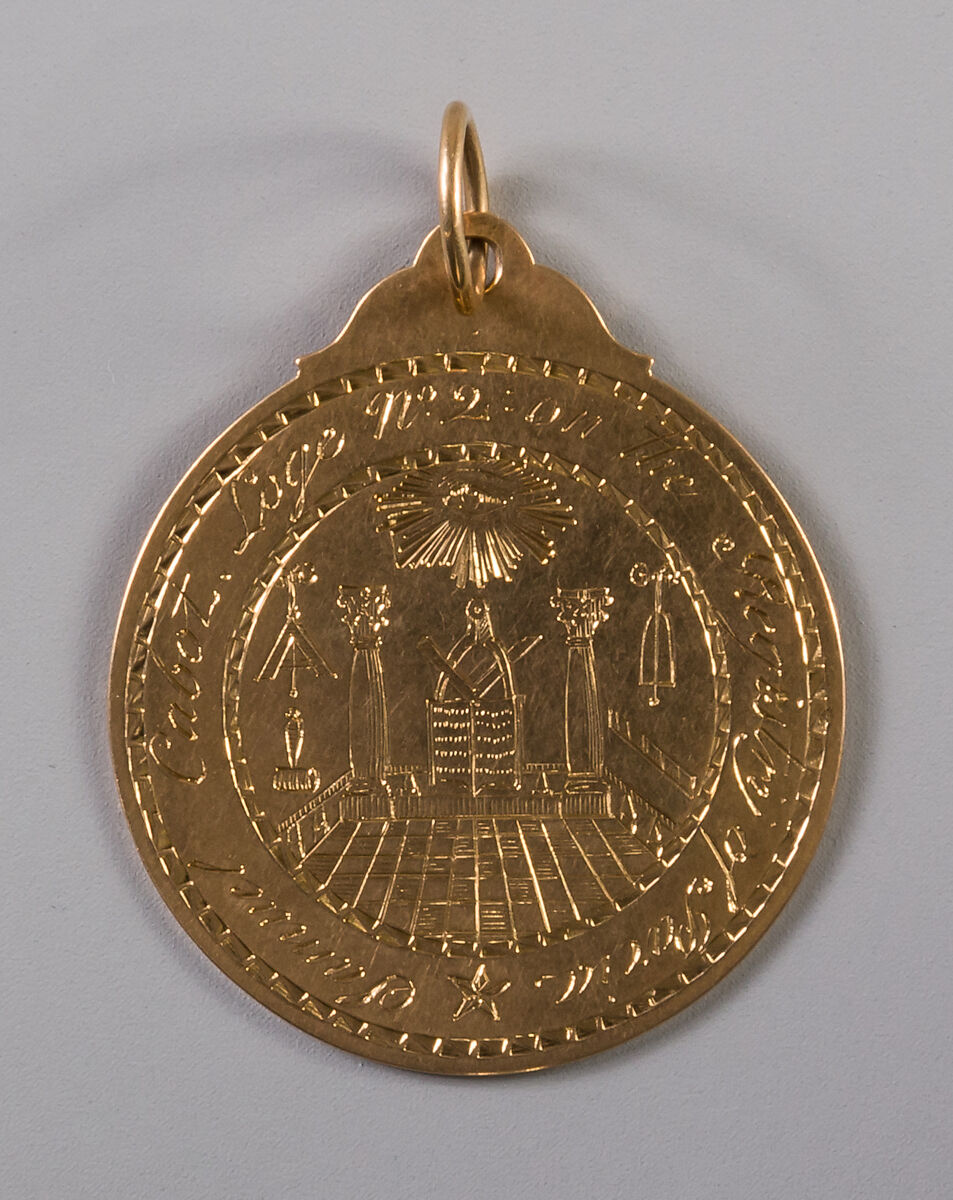 Medal, Gold, French, probably 