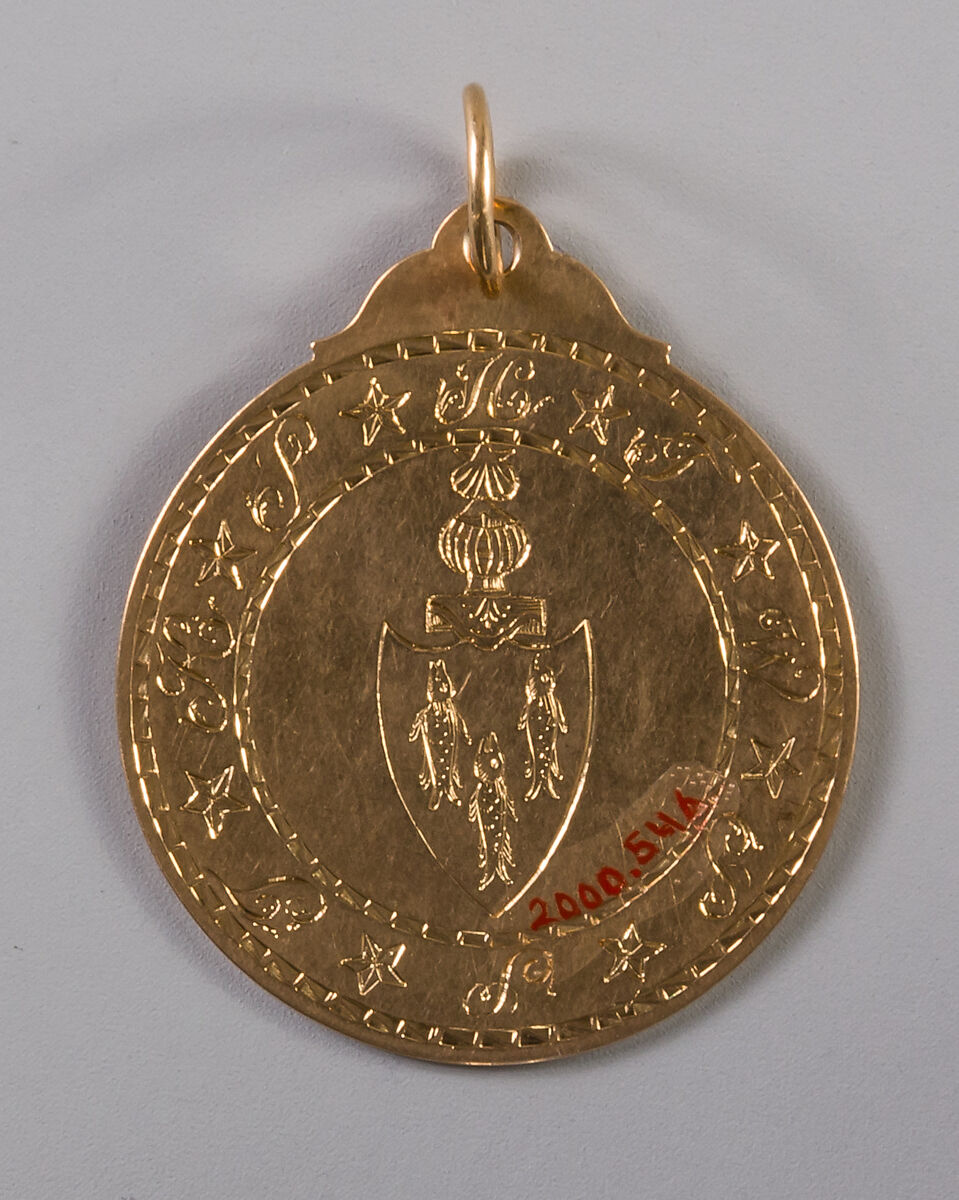 Medal, Gold, French, probably