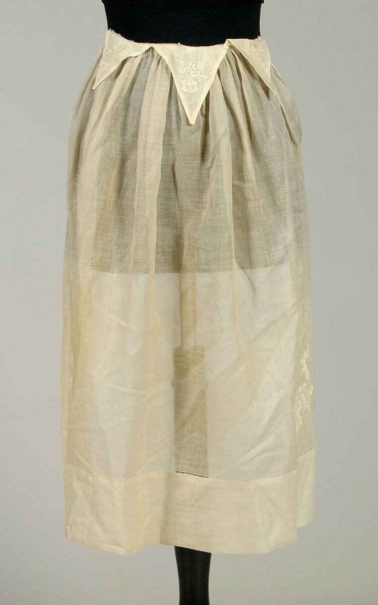 Apron, Cotton, American 