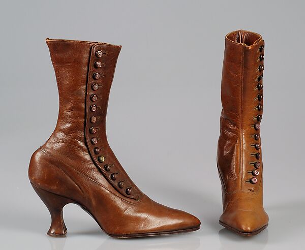 Boots, Franklin Simon &amp; Co. (American, founded 1902), Leather, American 