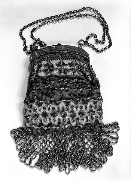 Bag, Silk, metal, American