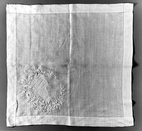 Handkerchief, Linen, French