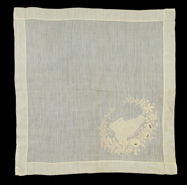 Handkerchief, Linen, French 