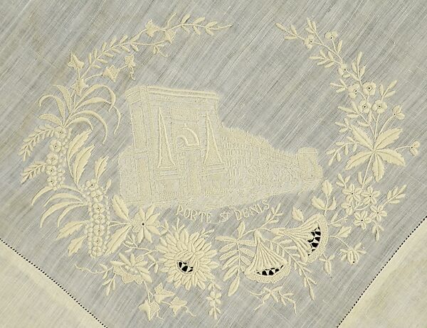 Handkerchief, Linen, French