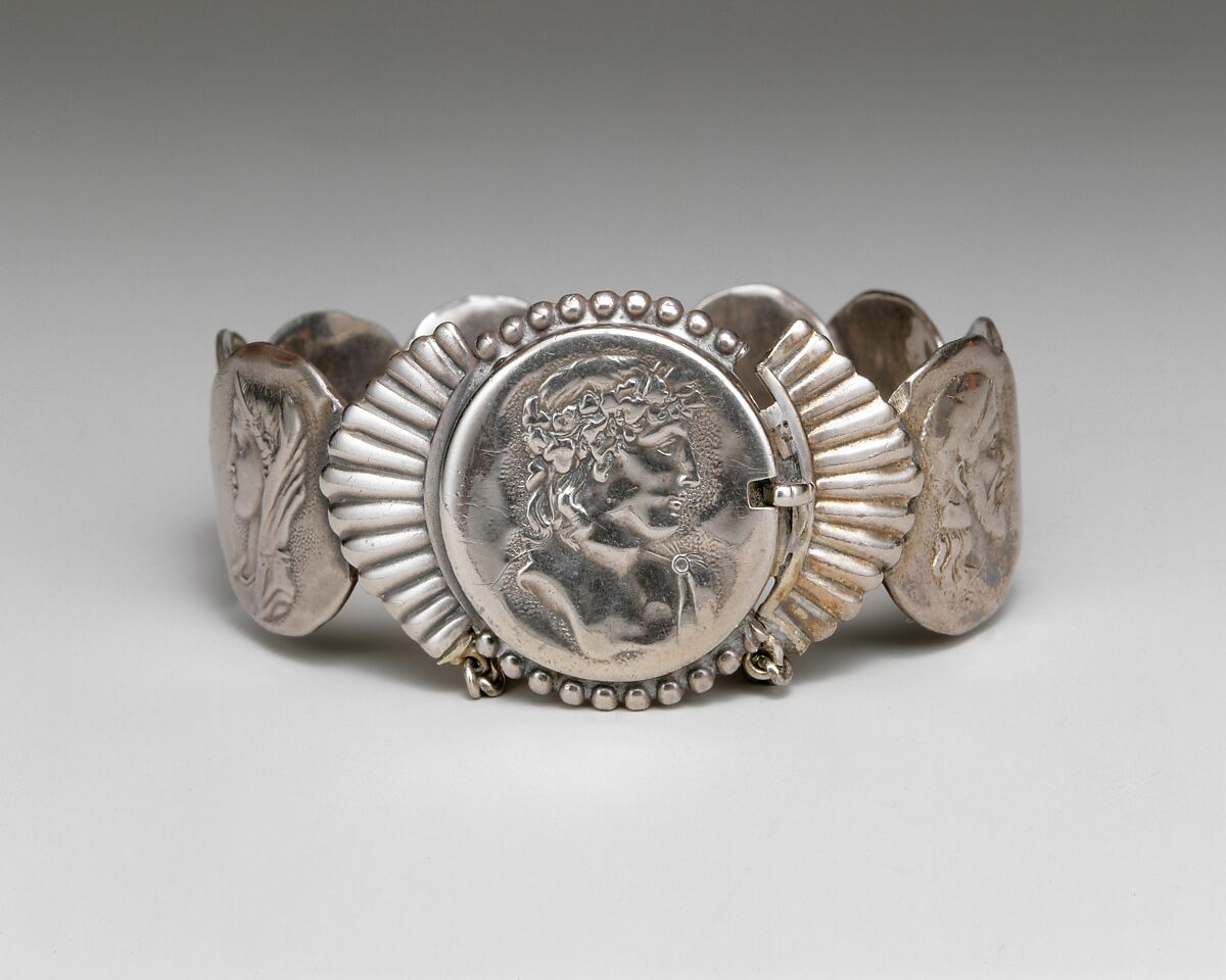 Bracelet, George W. Shiebler &amp; Co. (1876–1907), Silver, American 