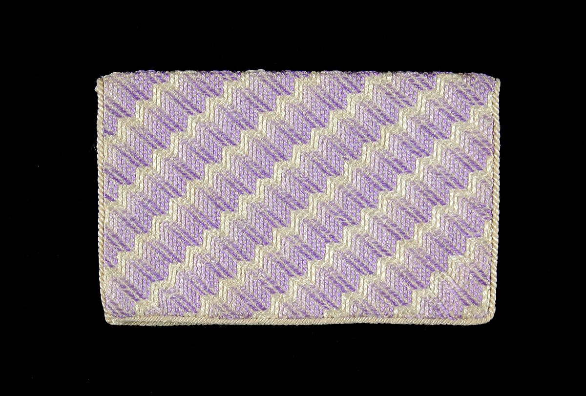 Card case, Silk, American 