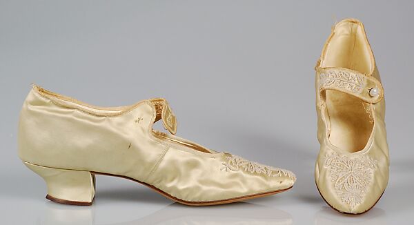 Evening shoes | French | The Metropolitan Museum of Art