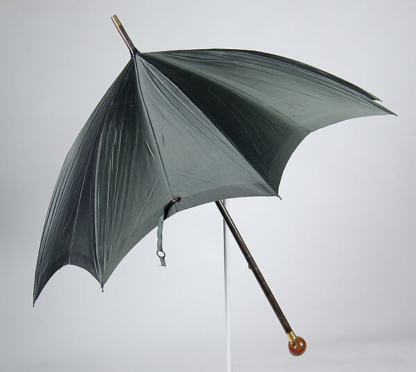 Umbrella, Paragon, Silk, wood, metal, American 