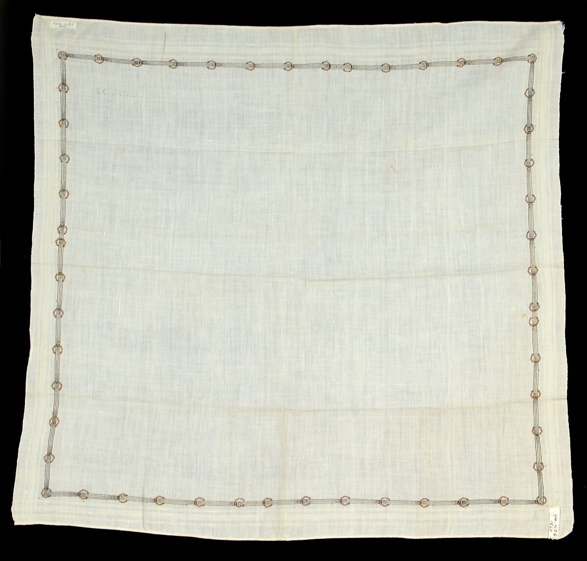 Handkerchief, Linen, American 