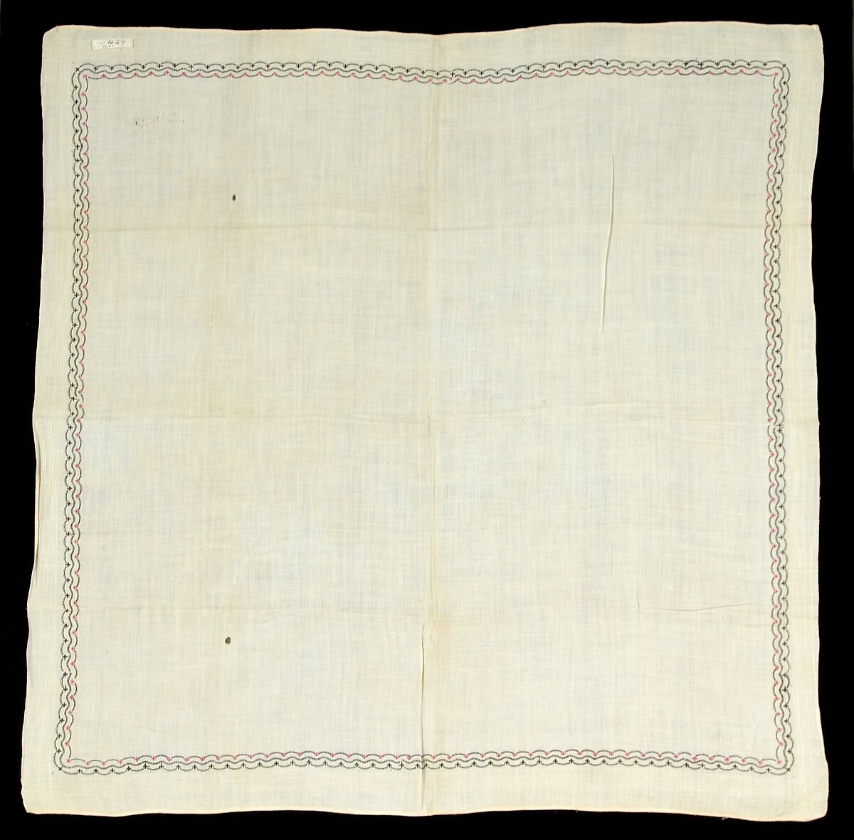 Handkerchief, Linen, American 