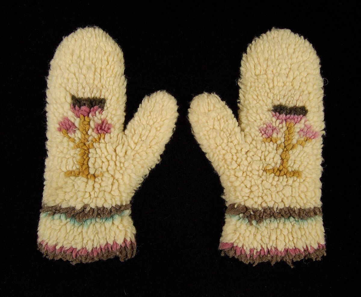 Mittens, Wool, American 