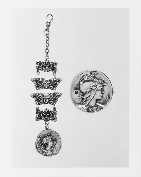 Fob, Unger Brothers (1872–1919), Silver, American 