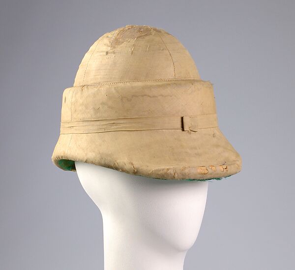 Helmet, Silk, paper, Chinese 