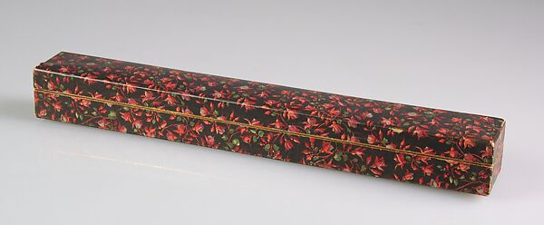 Fan, Possibly Tiffany &amp; Co. (American, New York, NY, 1837–present), Wood, silk, metal, paper, French