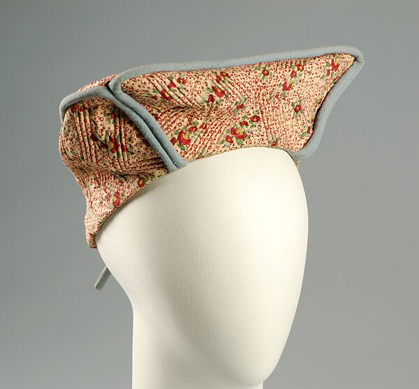 Hat, Sally Victor (American, 1905–1977), Cotton, American 