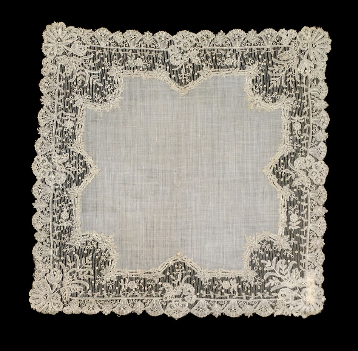 Handkerchief, Linen, Belgian 