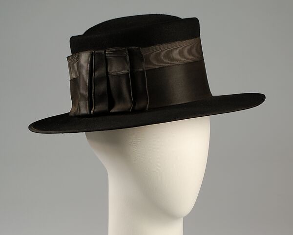 Hat, DePauw, Wool, hair, silk, French 