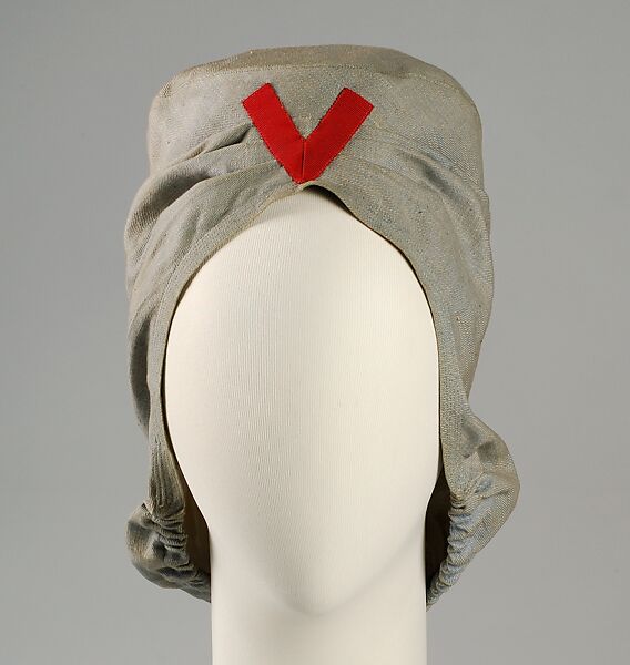 Hat, Sally Victor (American, 1905–1977), Cotton, American 