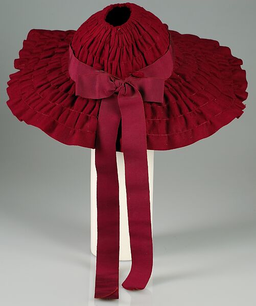 Picture hat, Sally Victor (American, 1905–1977), Wool, silk, American