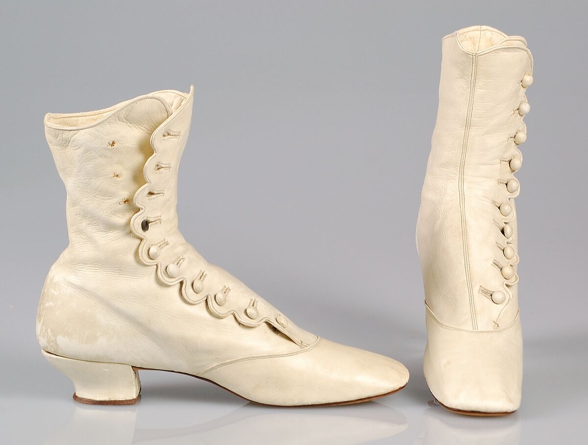 Wedding boots, Leather, American 