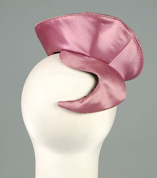 Cocktail doll hat, Pary Goodfellow (American), Silk, American