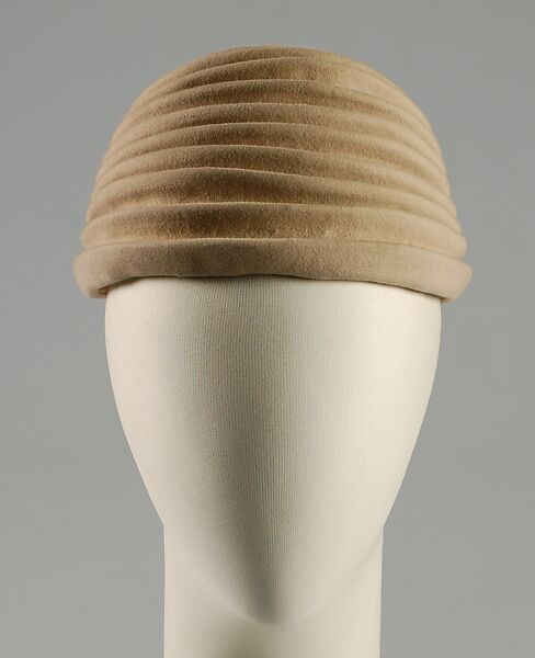 Hat, Sally Victor (American, 1905–1977), Wool, American 