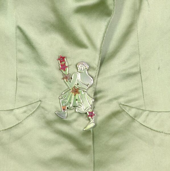 Evening jacket, Schiaparelli (French, founded 1927), Silk, metallic, beads, French