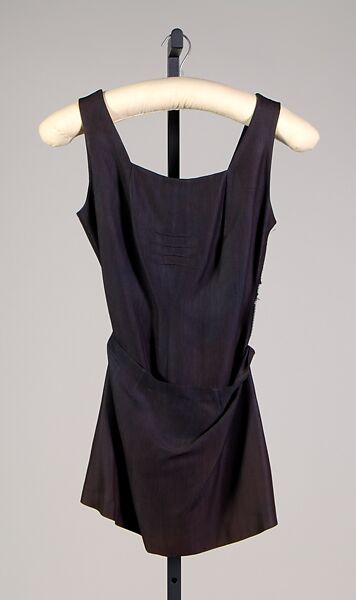 Bathing suit, Schiaparelli (French, founded 1927), synthetic fiber, French 