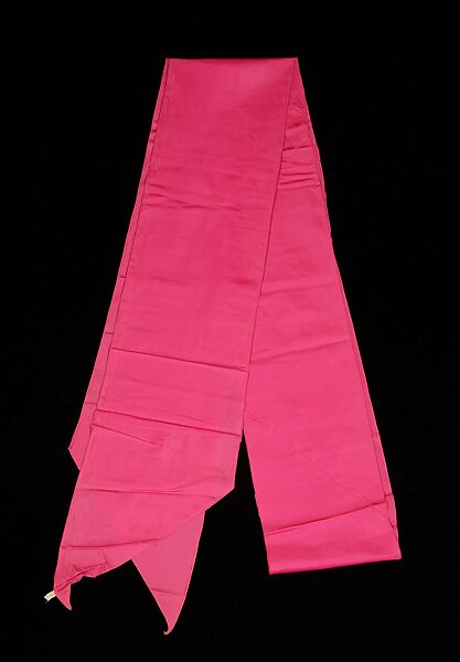 Evening sash, Schiaparelli (French, founded 1927), Silk, French 