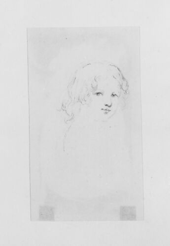 Head of a Child (from McGuire Scrapbook)