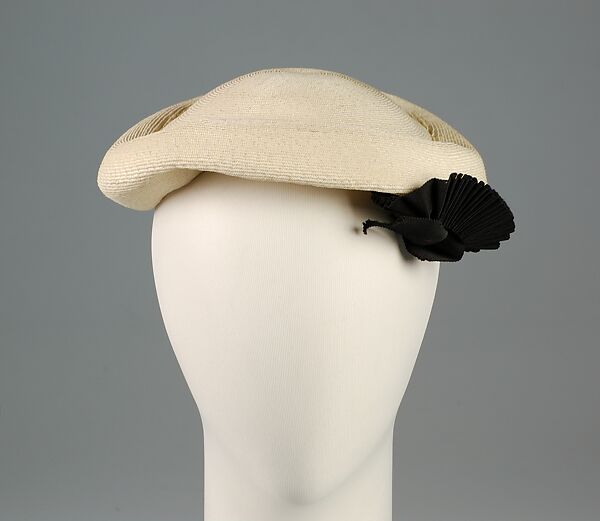 Hat, Gilbert Orcel (French), Straw, sIlk, French 