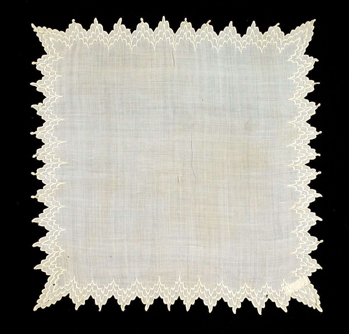 Handkerchief, Cotton, probably American 
