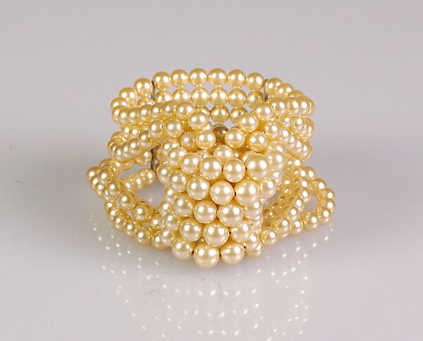 "Napoleonic Knot Bracelet", Jacques Fath (French, 1912–1954), plastic, metal, American 