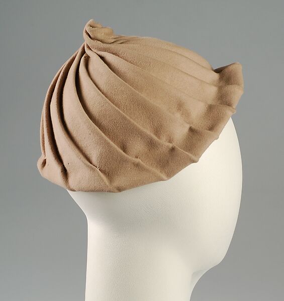 Cloche, Sally Victor (American, 1905–1977), Wool, American