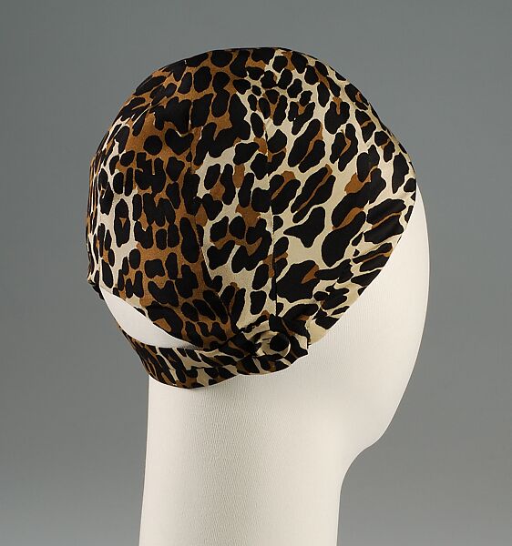 Cap, Sally Victor (American, 1905–1977), Silk, wool, American