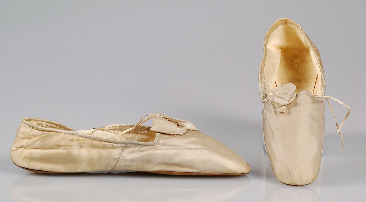 Evening slippers, P. Rouillier, Silk, French 