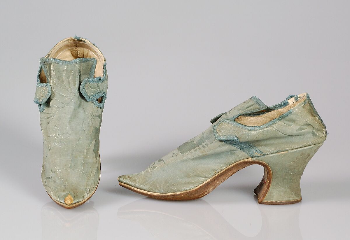 Shoes, Silk, European 