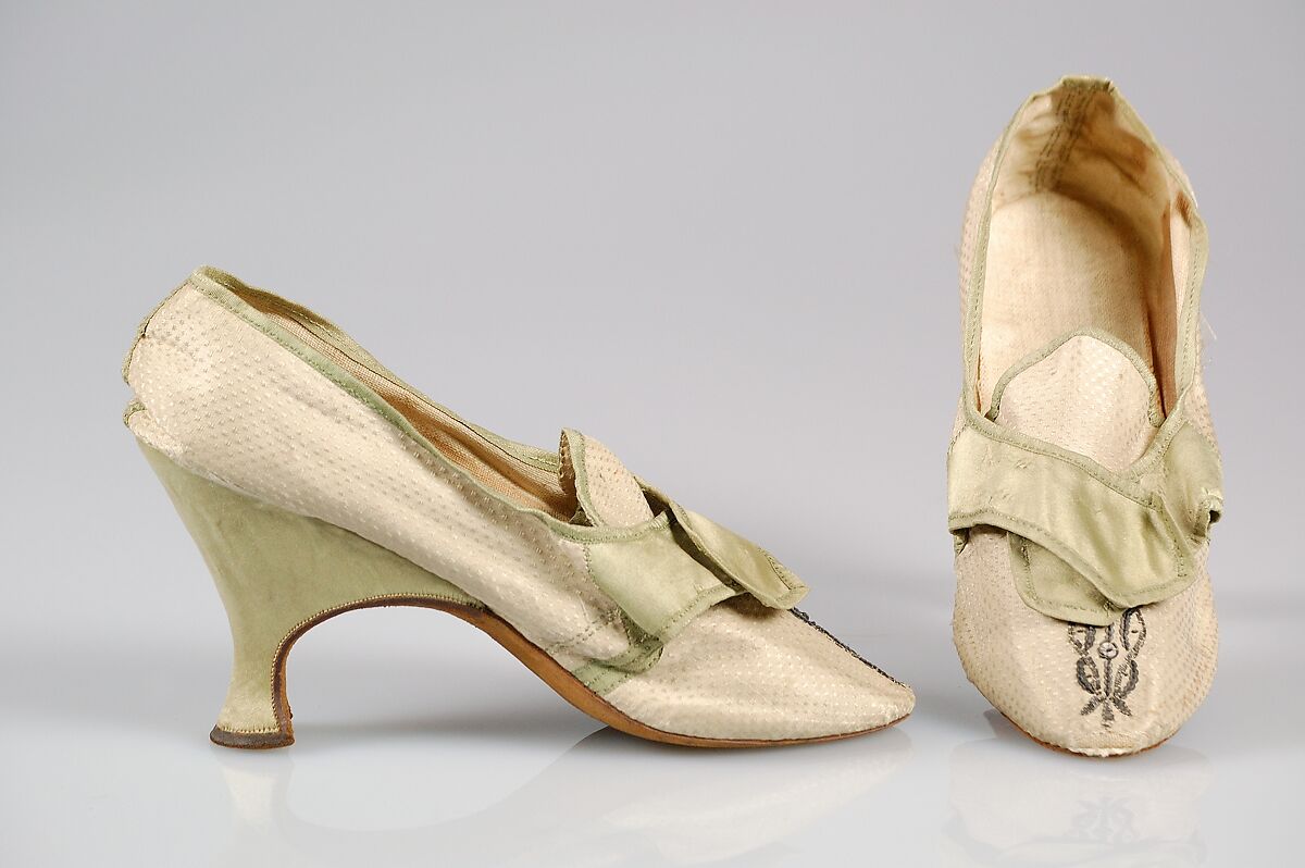 Shoes, Silk, European 